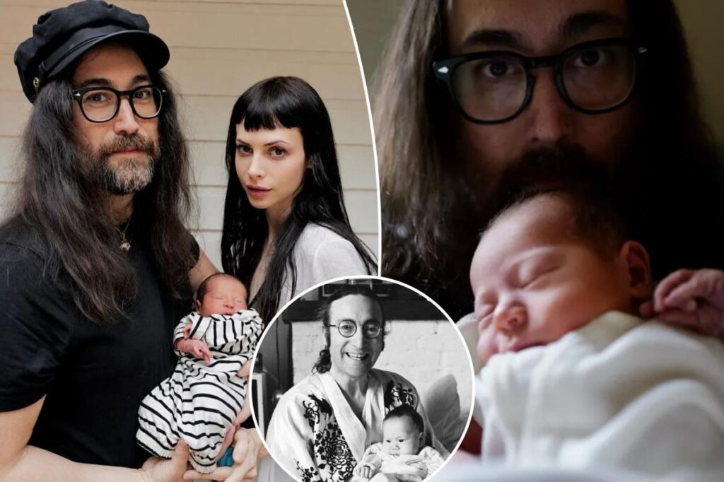 John Lennon’s son Sean welcomes baby boy — ‘Beatles’ rockstar’s first grandchild — with partner Charlotte Kemp Muhl
