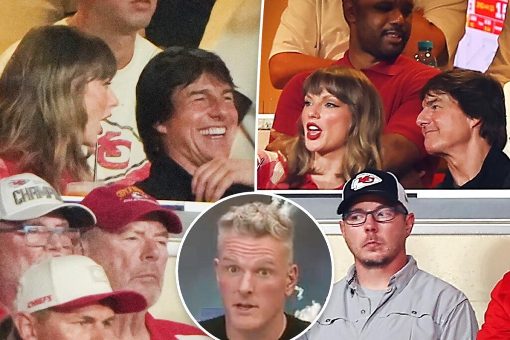 ESPN’s Pat McAfee shares insider details from Taylor Swift and Tom Cruise’s Chiefs suite moment