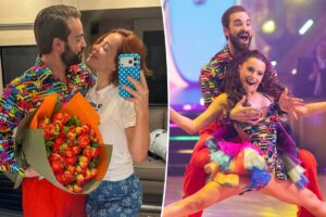 ‘Secret Lives of Mormon Wives’ star Whitney Leavitt reacts to husband Conner’s ‘Dancing With the Stars’ elimination during premiere night