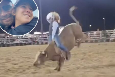 Chris Hemsworth daughter India wins all boy bull riding competition